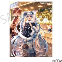 Acrylic Art Boards>Snow Miku x Hirohako Silver-backed Acrylic Plate Hakodate Art by Kimidori Hana
