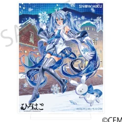 Acrylic Art Boards>Snow Miku x Hirohako Silver-backed Acrylic Plate Hakodate Art by Murakami Yuichi