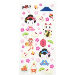 Souvenir Japan Puffy Stickers Discount
