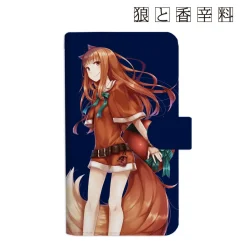 Smartphone Cases>Spice and Wolf Jyuu Ayakura Illustration Holo: Santa Ver. Book-Style Smartphone Case