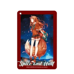 Spice and Wolf Jyuu Ayakura Illustration Holo: Santa Ver. 1-Pocket Pass Case Sale