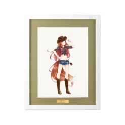 Fine Art>Spice and Wolf Jyuu Ayakura Illustration Holo Western Girl Ver. Chara Fine Graph
