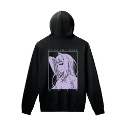 Jackets & Hoodies>Spice and Wolf Jyuu Ayakura Illustration Holo: Ao Dai Ver. Men's Hoodie
