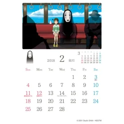 Spirited Away 2018 Stained Frame Calendar
