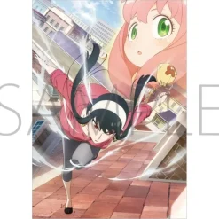 Spy x Family Mission 19: A Revenge Plot Against Desmond / Mama Becomes the Wind Main Visual Fabric Poster Discount