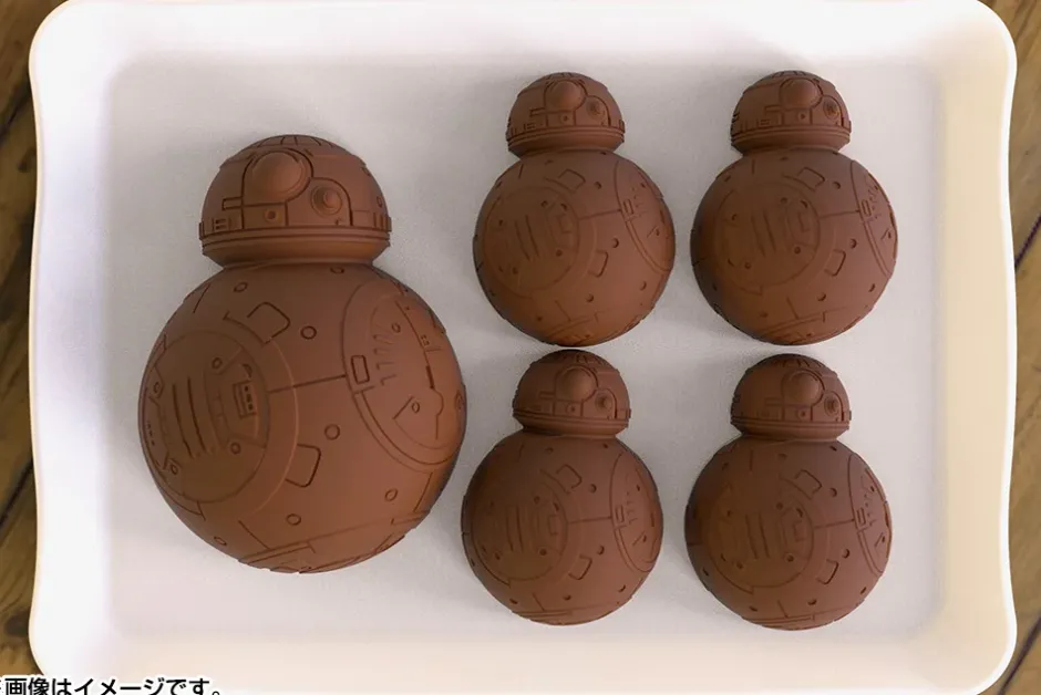 Cookware & Kitchen Tools>Star Wars BB-8 Flat Type Silicone Ice Tray