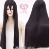 Straight Black 70 cm Wig Best