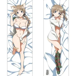 Cushions>Strike Witches: Road to Berlin 501st Joint Fighter Wing 2-Way Tricot Dakimakura Pillow Cover Lynette Bishop