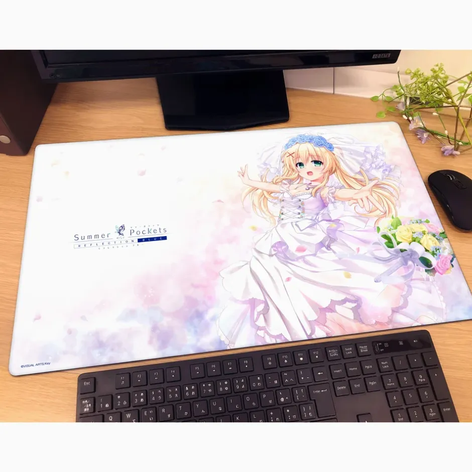 Summer Pockets Reflection Blue Rubber Mat Tsumugi Wenders: Wedding Ver. (Re-run)