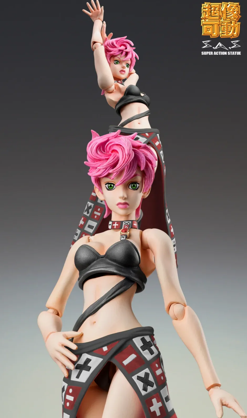 Action Figures>Super Action Statue JoJo's Bizarre Adventure Part 5 Trish Una Ver. Black