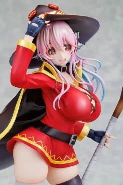 Super Sonico: KonoSuba: God's Blessing on This Wonderful World! Megumin Collaboration Ver. 1/7 Scale Figure Clearance