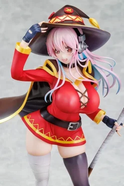 Super Sonico: KonoSuba: God's Blessing on This Wonderful World! Megumin Collaboration Ver. 1/7 Scale Figure Clearance