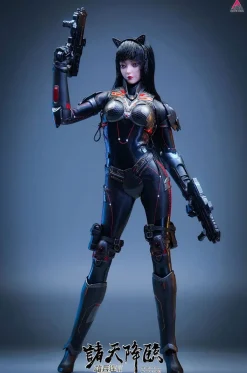 Action Figures>Su Xiaoli: Collectors Armor Set with Tail 1/6 Silicon Action Figure Doll