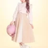 Swankiss Frame Embroidered Long Skirts Hot