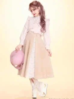 Swankiss Frame Embroidered Long Skirts Hot