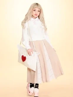 Swankiss Frame Embroidered Long Skirts Hot