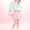 Bottoms>Swankiss Heart Puff Shorts