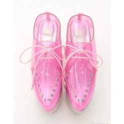 Swankiss Lace-Up Clear Shoes Sale