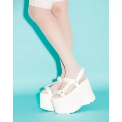 Swankiss Lamé Flower Sandals Hot