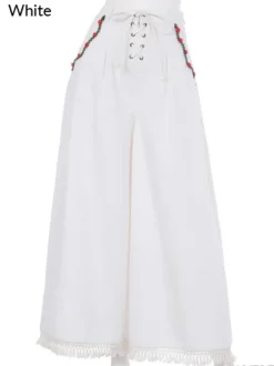 Swankiss Rose Denim Gaucho Pants Best