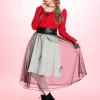 Bottoms>Swankiss Rose & Heart Leopard Print Skirt