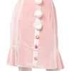 Swankiss Velour Bonbon Tight Skirt Discount