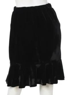 Swankiss Velour Bonbon Tight Skirt Discount