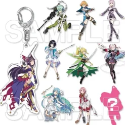 Sword Art Online Game Series Heroines Acrylic Keychain Collection Vol. 2 Box Set Online