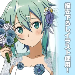 Sword Art Online Large Acrylic Stand Sinon: Wedding Dress Ver. New
