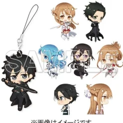 Sword Art Online 10th Anniversary Key Visual Trading Rubber Strap Complete Box Set Clearance