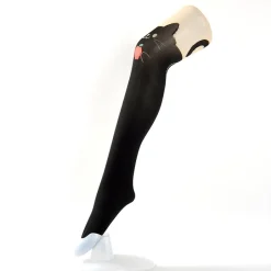 Footwear>Takeuchi Spring/Summer 2015 Collection Animal Tights - Cat w/ Apple