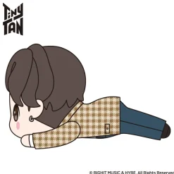 Big Plushies>Tera Jumbo Lying Down Plush BTS TinyTAN Jung Kook: Dynamite Ver.