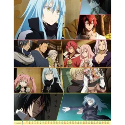 That Time I Got Reincarnated as a Slime the Movie: Scarlet Bond 2023 Calendar Best