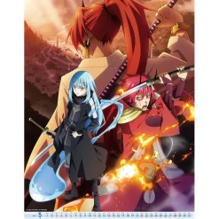 That Time I Got Reincarnated as a Slime the Movie: Scarlet Bond 2023 Calendar Best