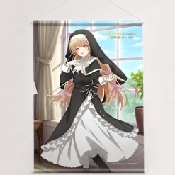 Tapestries>The Angel Next Door Spoils Me Rotten W Suede B2 Tapestry Mahiru Shiina: Nun Ver.