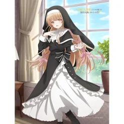 Tapestries>The Angel Next Door Spoils Me Rotten W Suede B2 Tapestry Mahiru Shiina: Nun Ver.