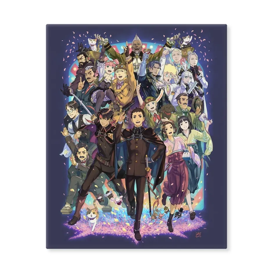 Fine Art>The Great Ace Attorney 10th Anniversary Banquet of Flowers Chara Fine Board