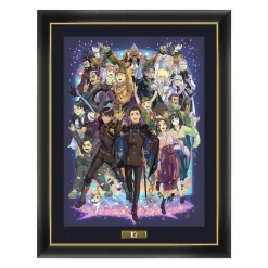Fine Art>The Great Ace Attorney 10th Anniversary Banquet of Flowers Chara Fine Graph w/ Frame