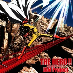 THE HERO!! ~Ikareru Kobushi ni Hi wo Tsukero~ | TV Anime One-Punch Man Opening Theme Song CD (First Limited Edition / LP-size Jacket Ver.) Clearance