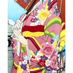 The Melancholy of Haruhi Suzumiya Ouka Kasamochi Bijin Yuki Nagato Ukiyo-e Woodblock Print Hot