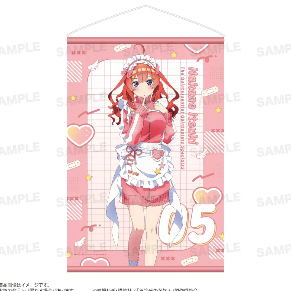 Tapestries>The Quintessential Quintuplets Specials 2 Double-Sided Tapestry Itsuki Nakano: Jersey Maid Ver.