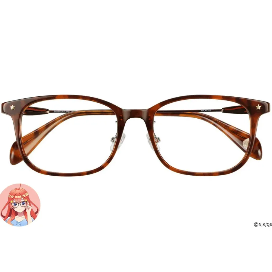 The Quintessential Quintuplets Specials2 Glass Frame w/ Original Eyeglass Case & Cleaning Cloth Set Itsuki Nakano Model Online