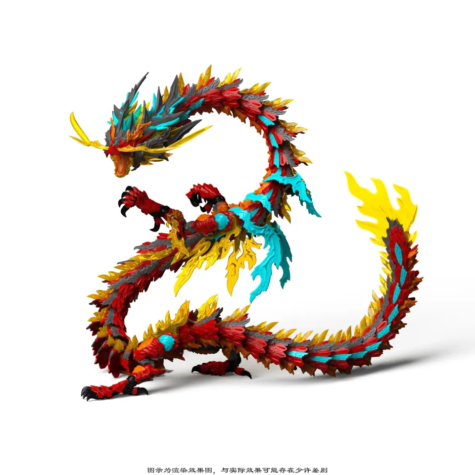 Plastic Models>The True Dragon Series ZL-0001 The Red Dragon King Plastic Model Kit