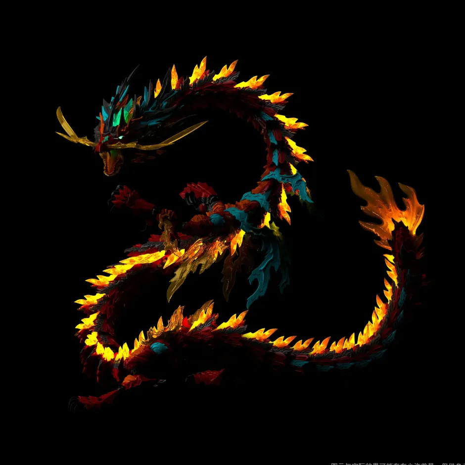 Plastic Models>The True Dragon Series ZL-0001 The Red Dragon King Plastic Model Kit