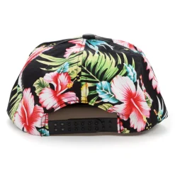 Hats & Caps>Tokyo Flower Pattern Flat Bill Hat