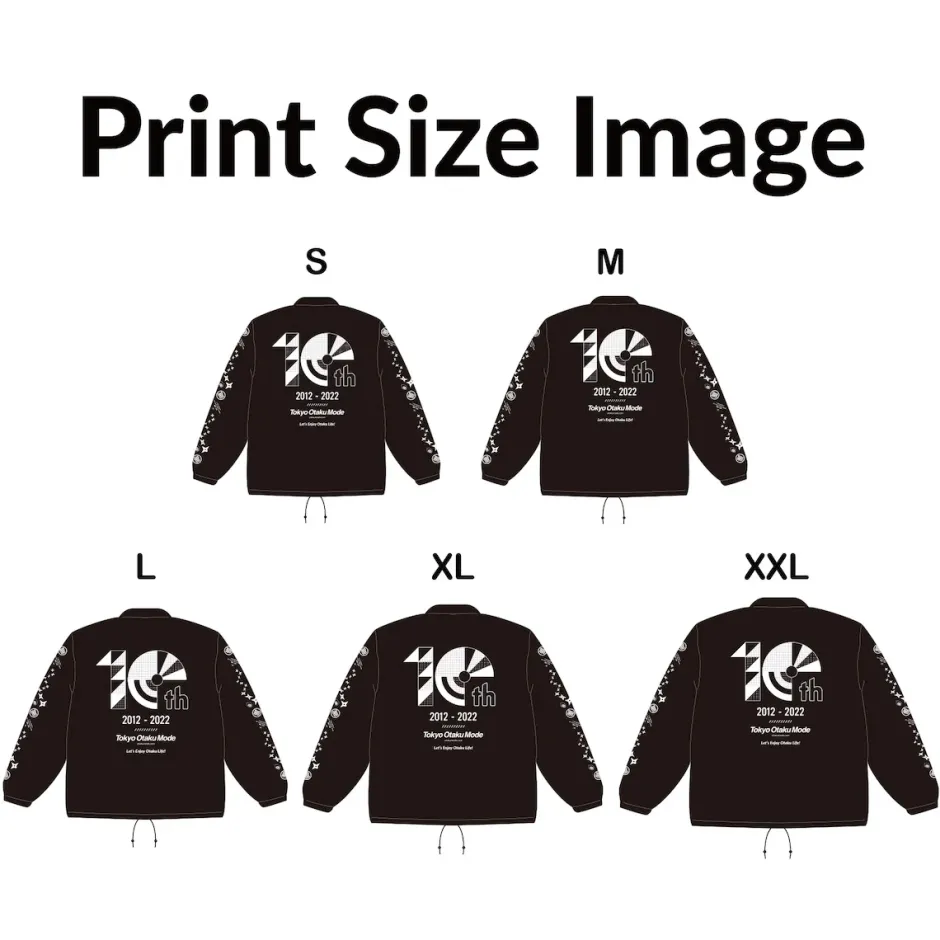 Jackets & Hoodies>Tokyo Otaku Mode 10th Anniversary Coach Jacket Black