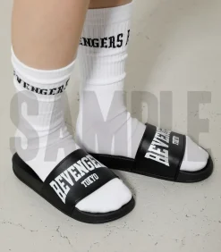 Tokyo Revengers Black Slide Sandals Sale