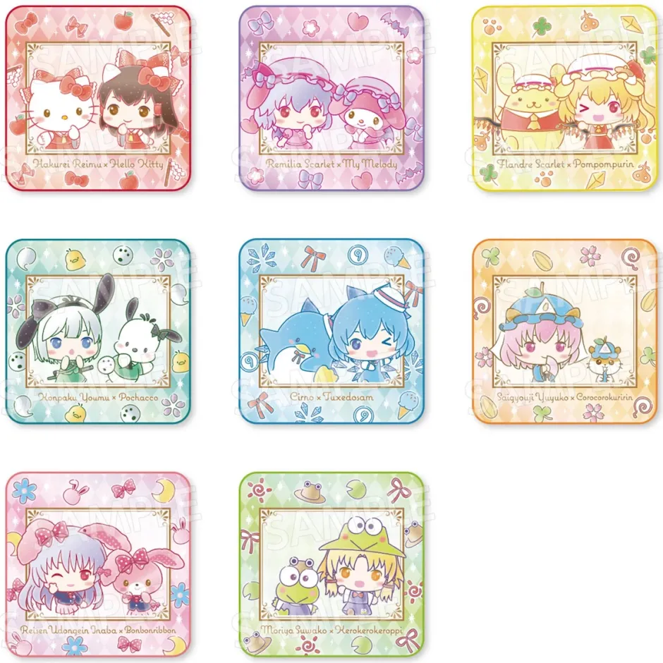 Towels>Touhou Project x Sanrio Characters Hand Towel Collection