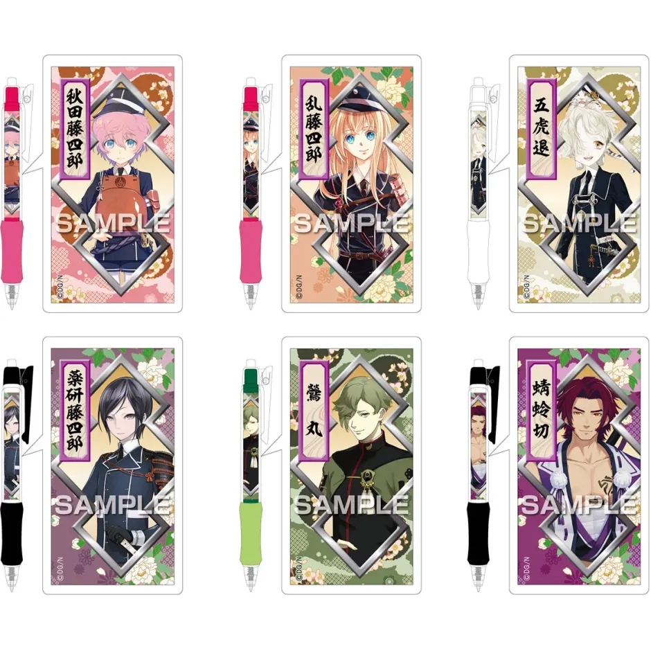 Touken Ranbu -ONLINE- Kassen Ballpoint Pens Vol. 6 Discount