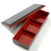 Traditional Black & Red Long Bento Box Best